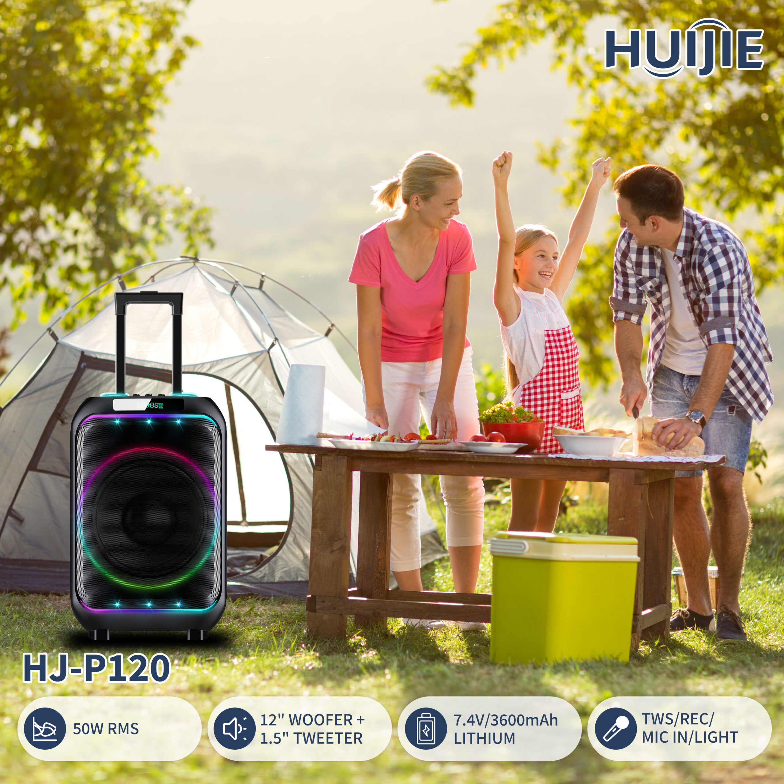 HJ-P120 12-Inch Party Speaker