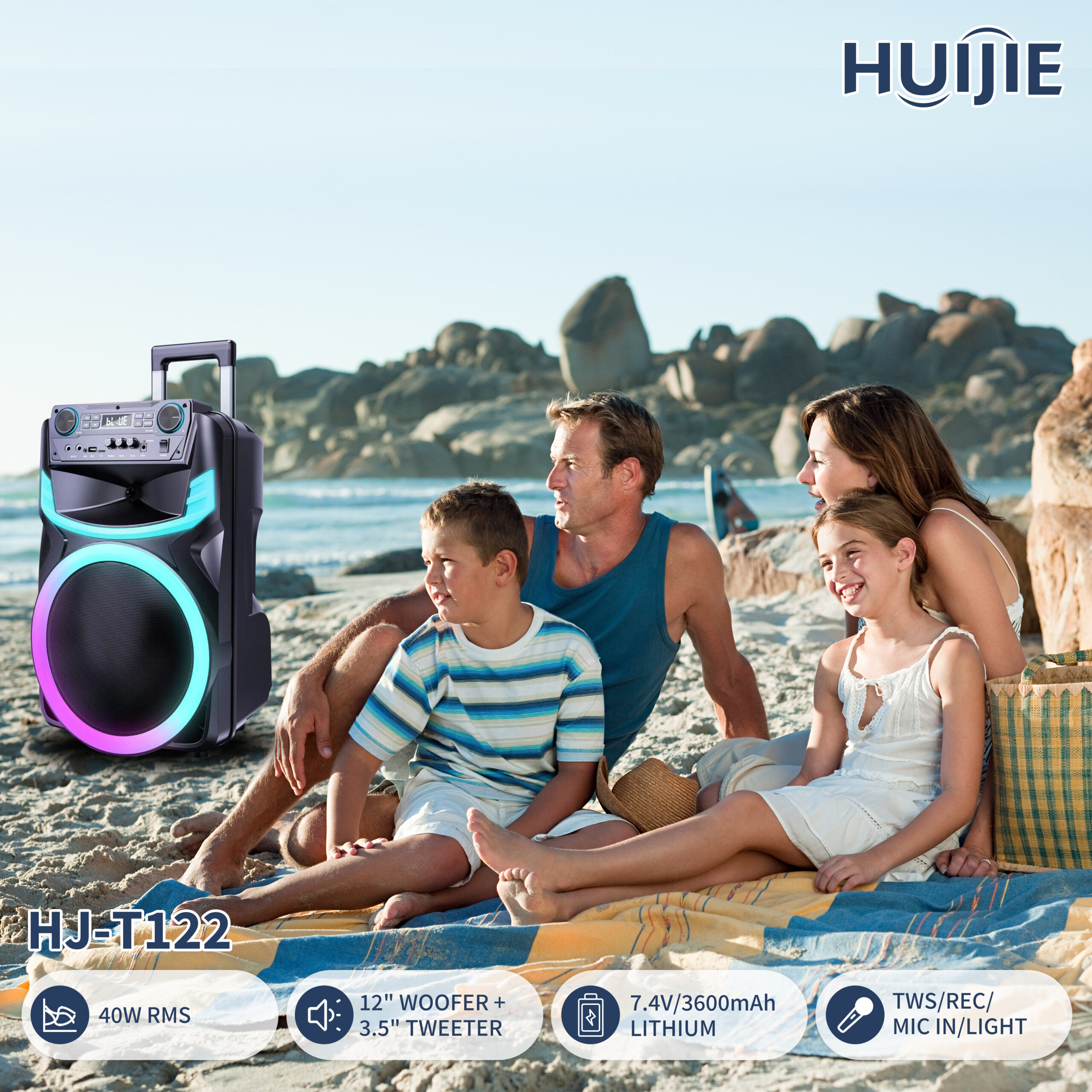 HJ-T122 12-Inch Party Speaker