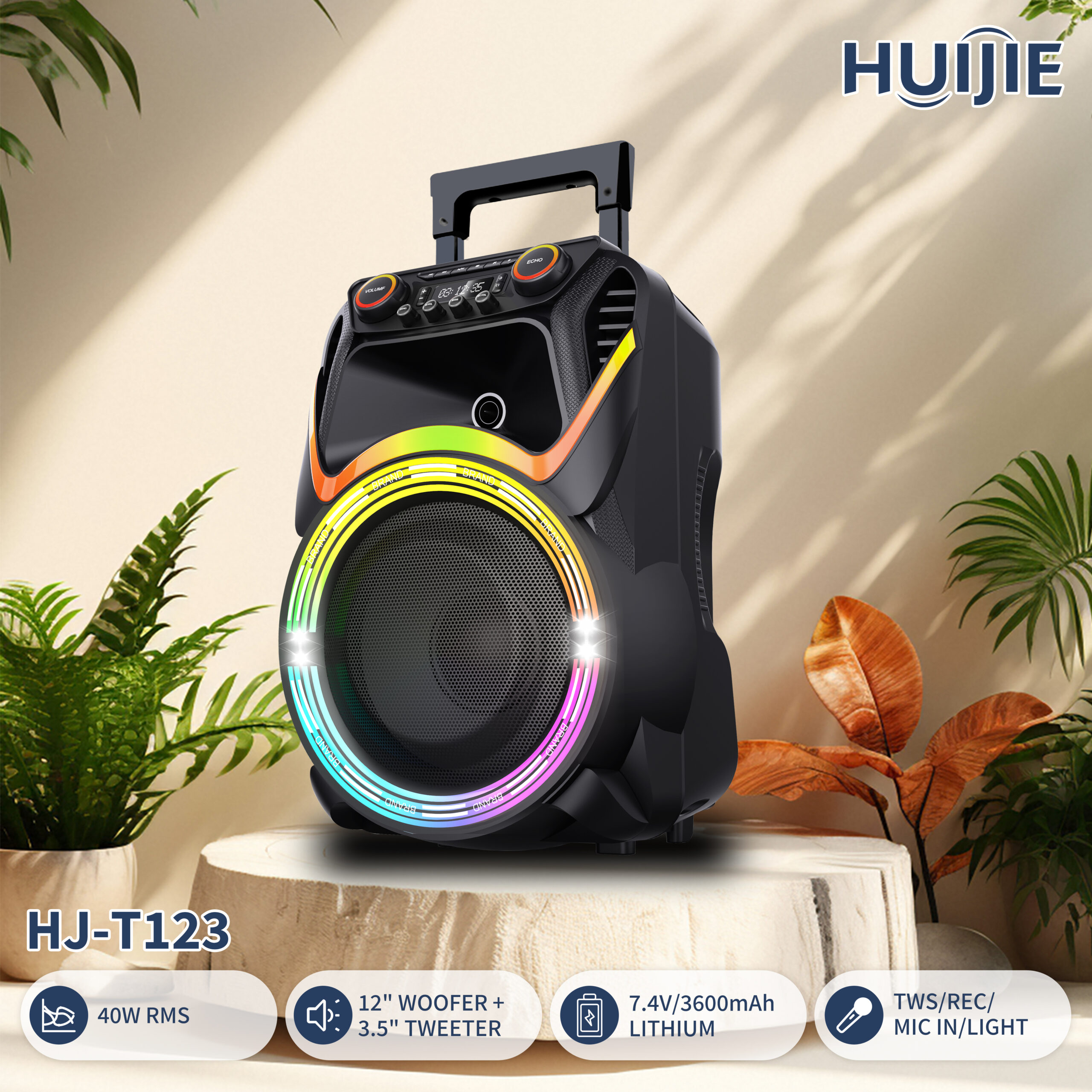 HJ-T123 12-Inch Party Speaker