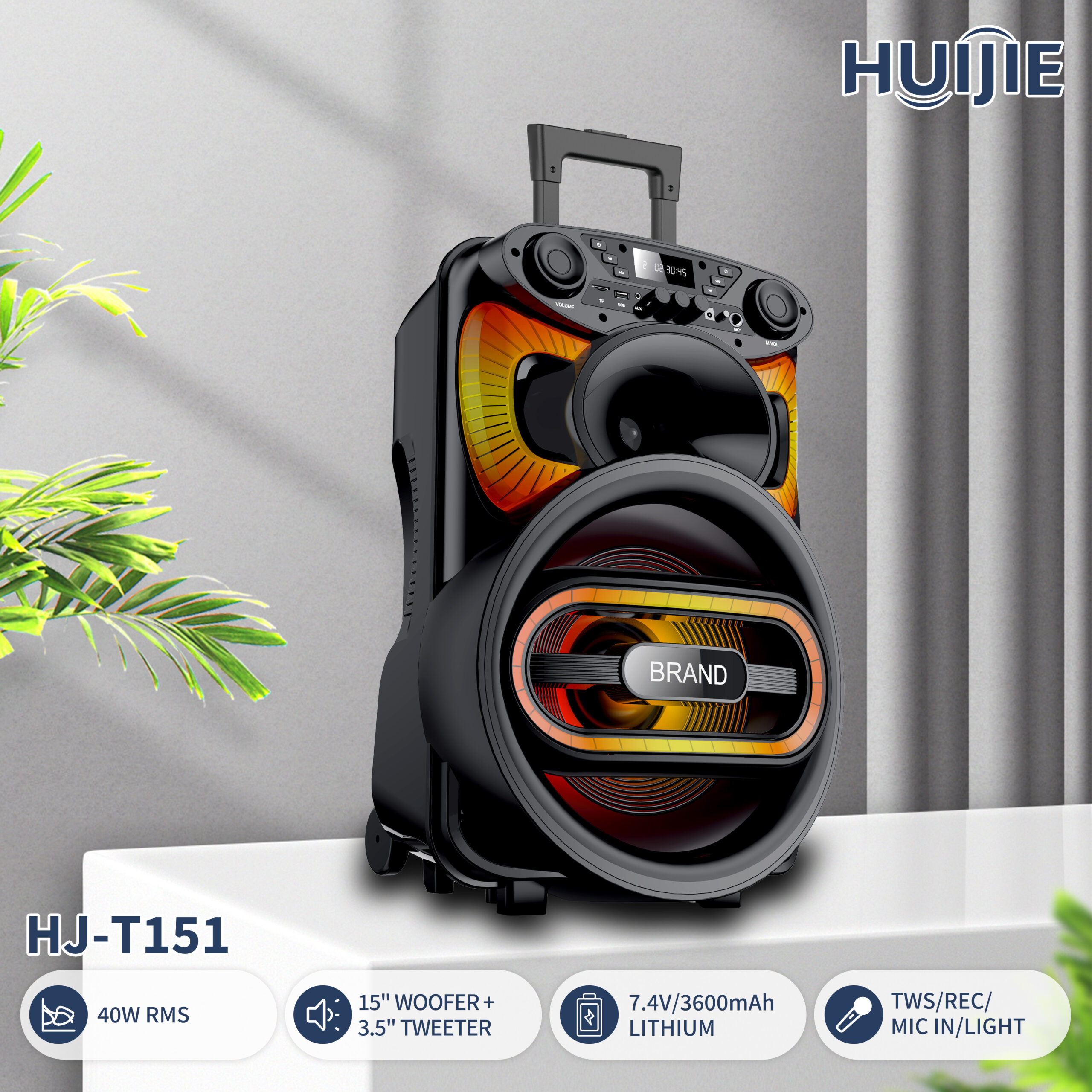 HJ-T151 15-Inch Party Speaker