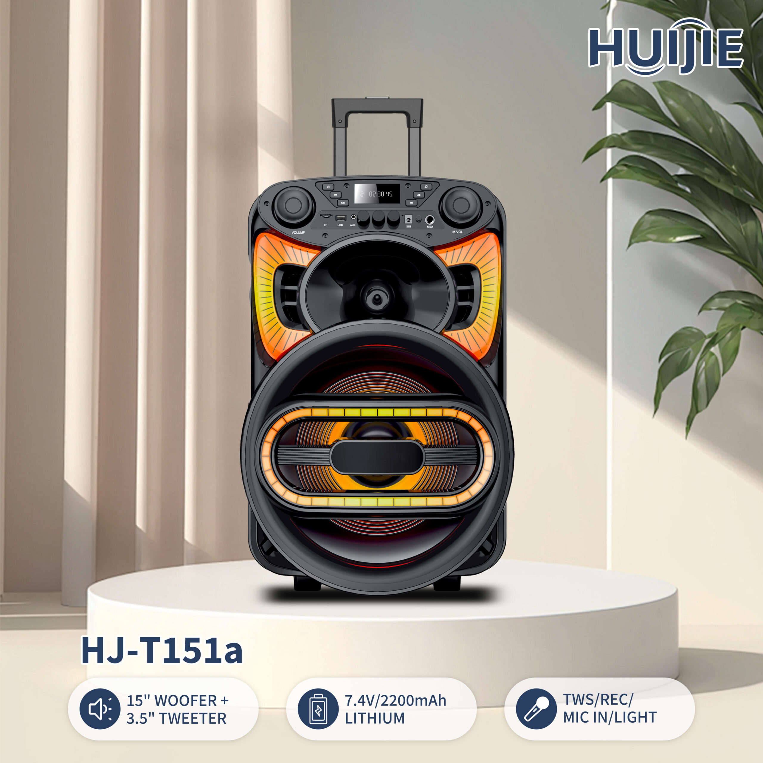 HJ-T151a 15-Inch Party Speaker