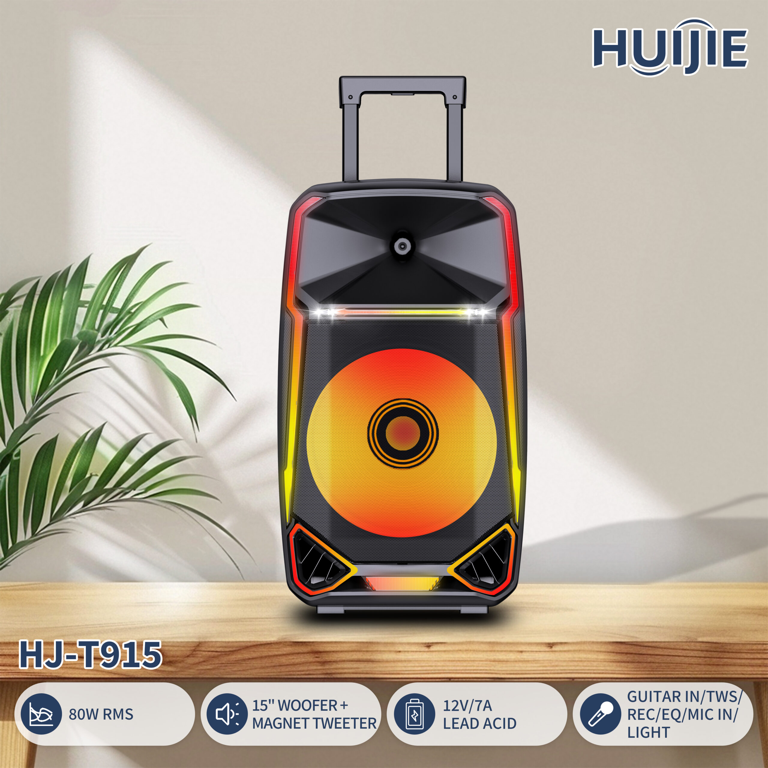 HJ-T915 15-Inch Party Speaker
